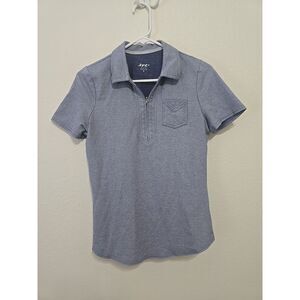 Jofit Womens Golf Shirt Short Sleeve Sz S Blue
